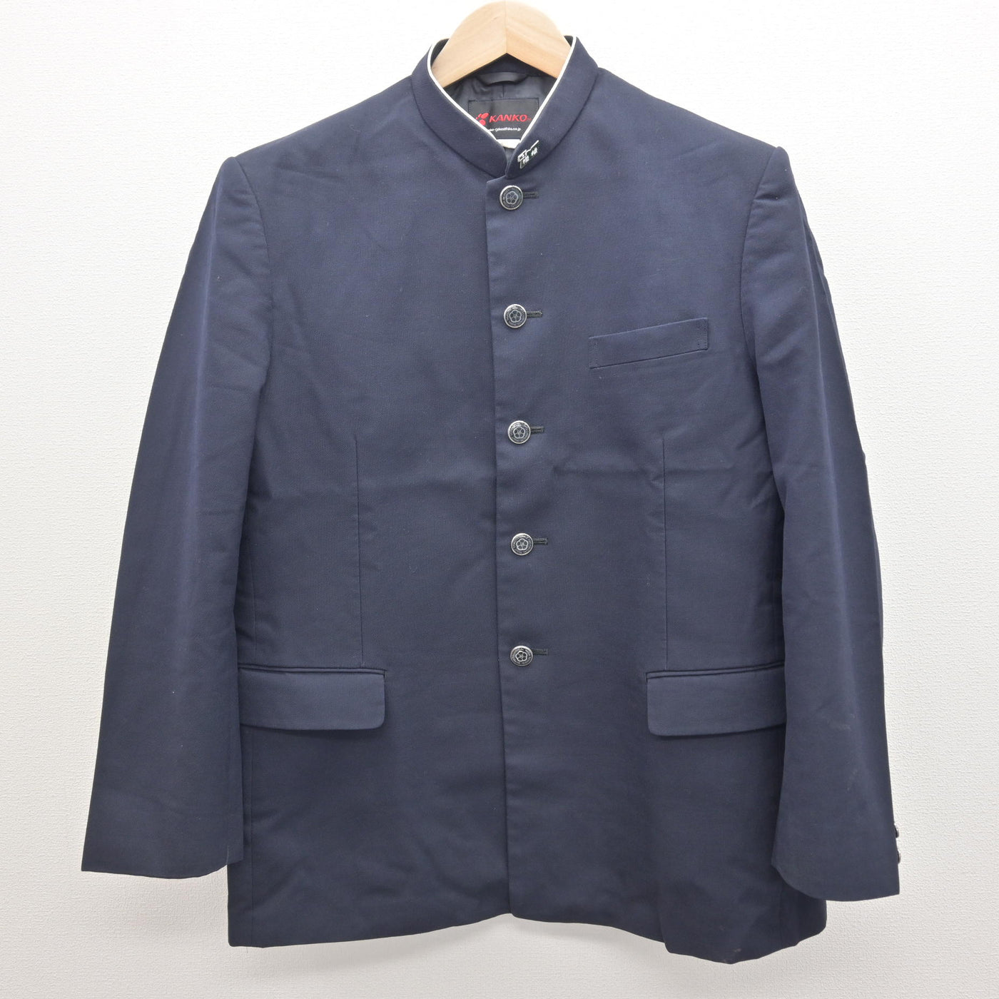 【中古】茨城県 水戸工業高等学校 男子制服 2点 (学ラン・ズボン) sf122166