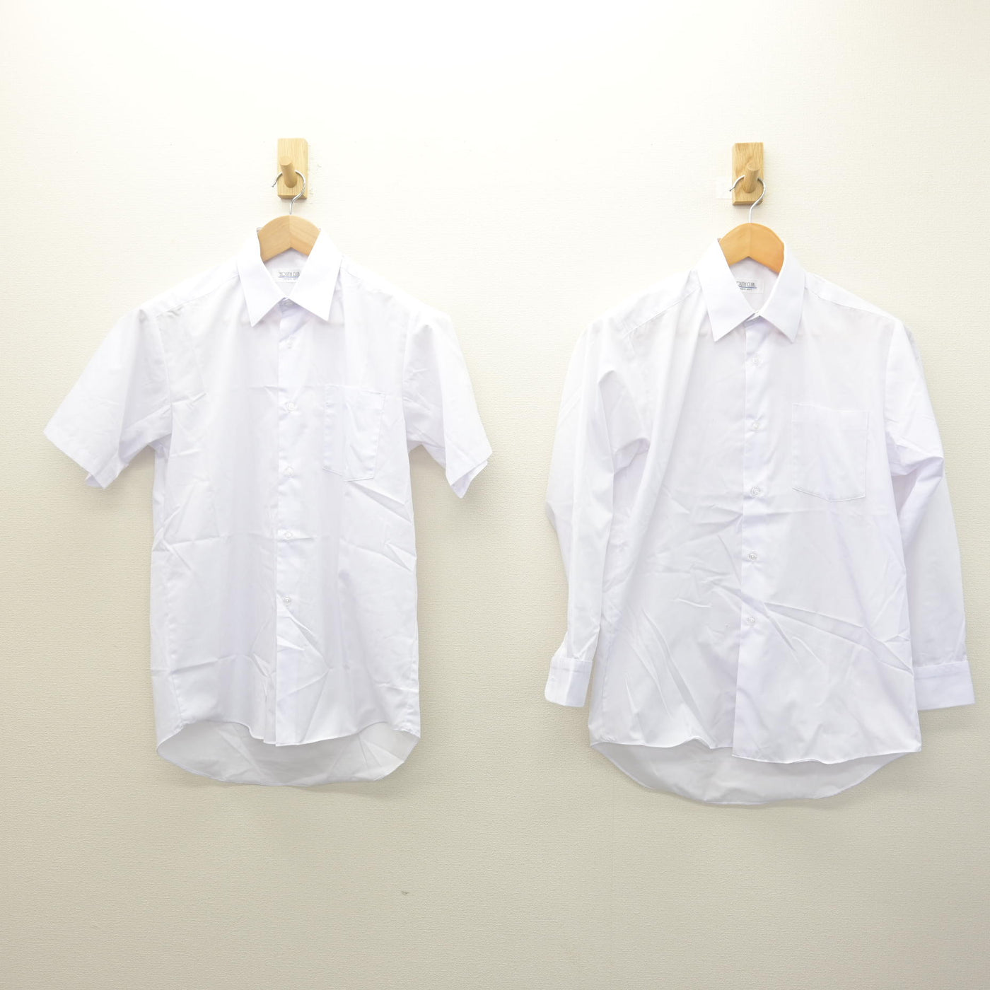 【中古】岩手県 北陵中学校 男子制服 2点 (シャツ・シャツ) sf122175