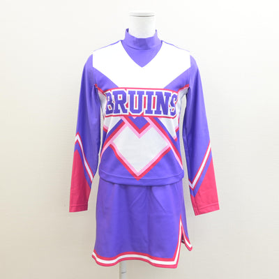 【中古】茨城県 江戸川学園取手高等学校/チアリーダー部 女子制服 4点 (チアユニフォーム 上・その他アイテム・チアユニフォーム 下・その他アイテム) sf122181