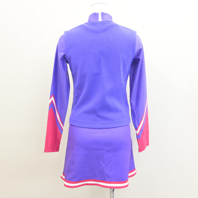 【中古】茨城県 江戸川学園取手高等学校/チアリーダー部 女子制服 4点 (チアユニフォーム 上・その他アイテム・チアユニフォーム 下・その他アイテム) sf122181