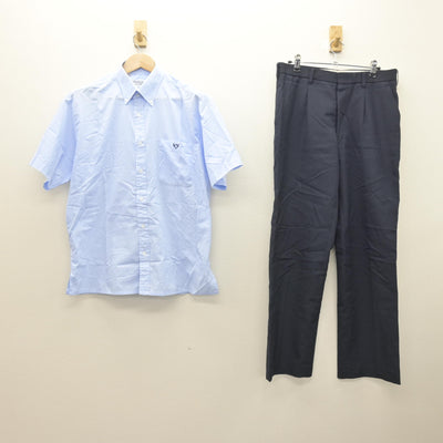 【中古】岩手県 盛岡中央高等学校/旧制服 男子制服 2点 (シャツ・ズボン) sf122184