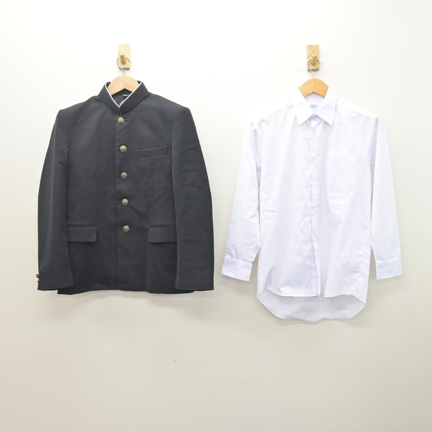 【中古】岩手県 北陵中学校 男子制服 3点 (学ラン・シャツ・ズボン) sf122187