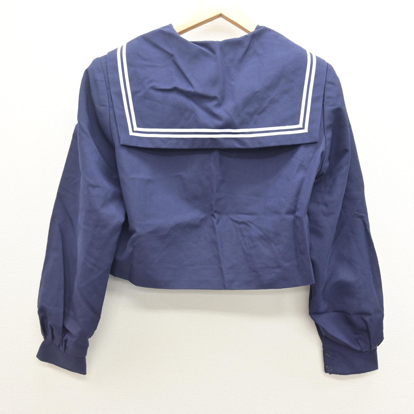 【中古】和歌山県 妙寺中学校 女子制服 3点 (セーラー服・スカート) sf122189