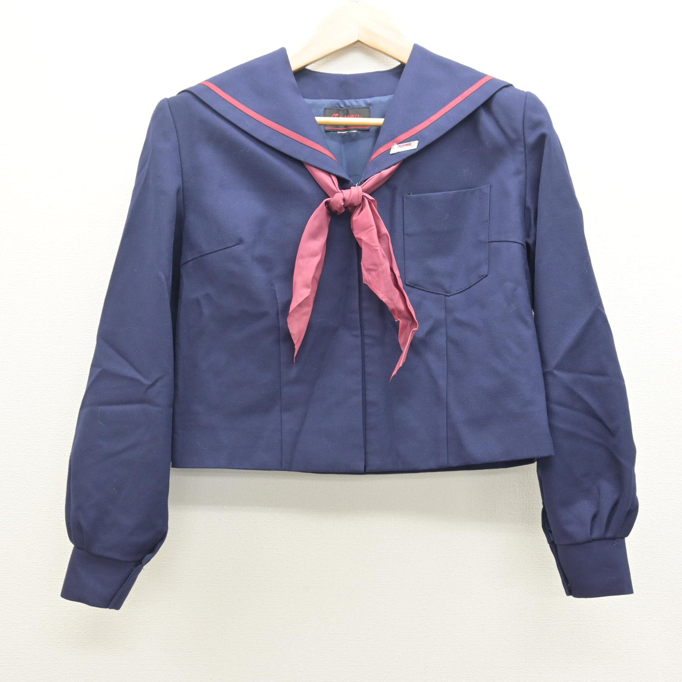 【中古】和歌山県 那賀高等学校/旧制服 女子制服 4点 (セーラー服・スカート) sf122192