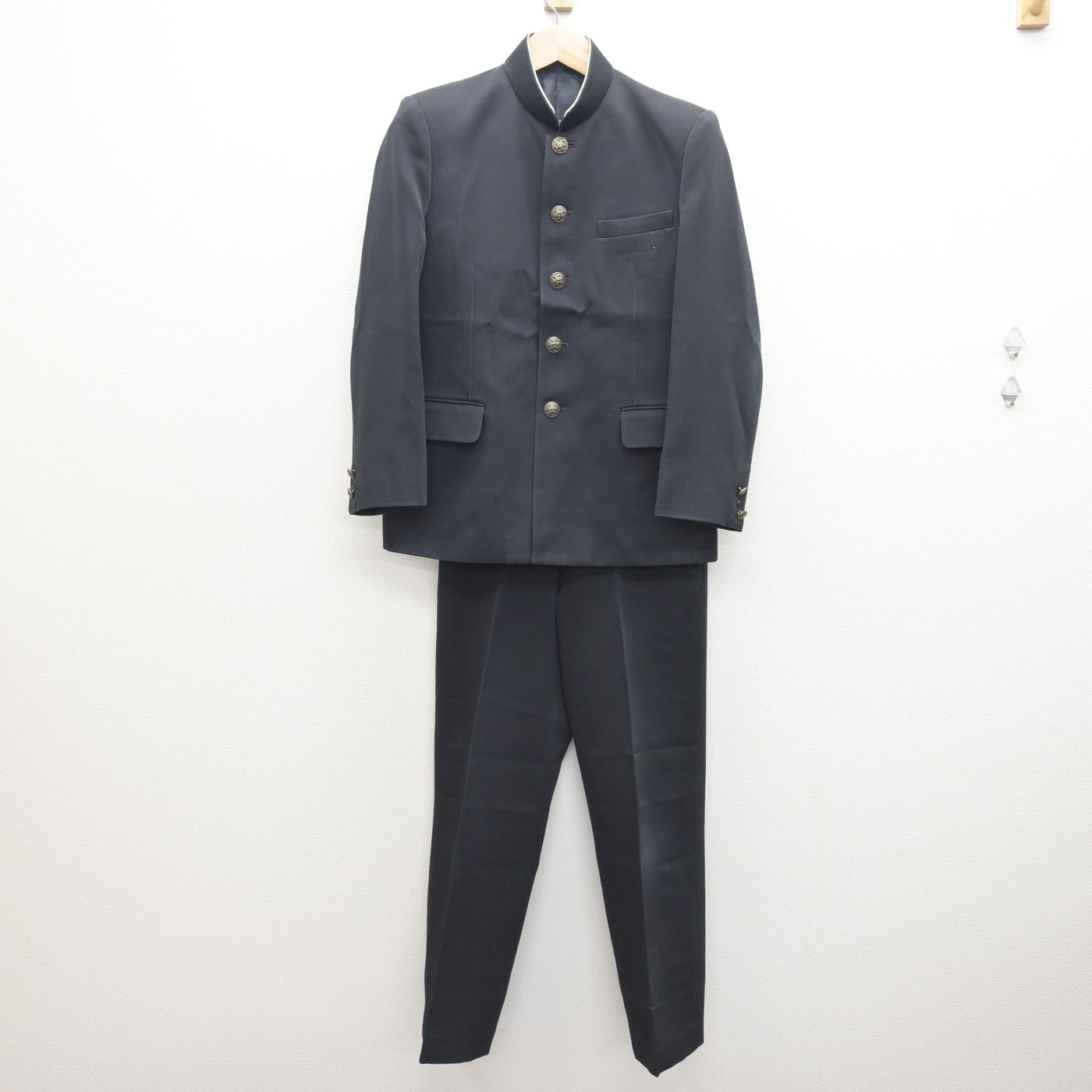 中古】和歌山県 妙寺中学校 男子制服 3点 (学ラン・ズボン) sf122193 