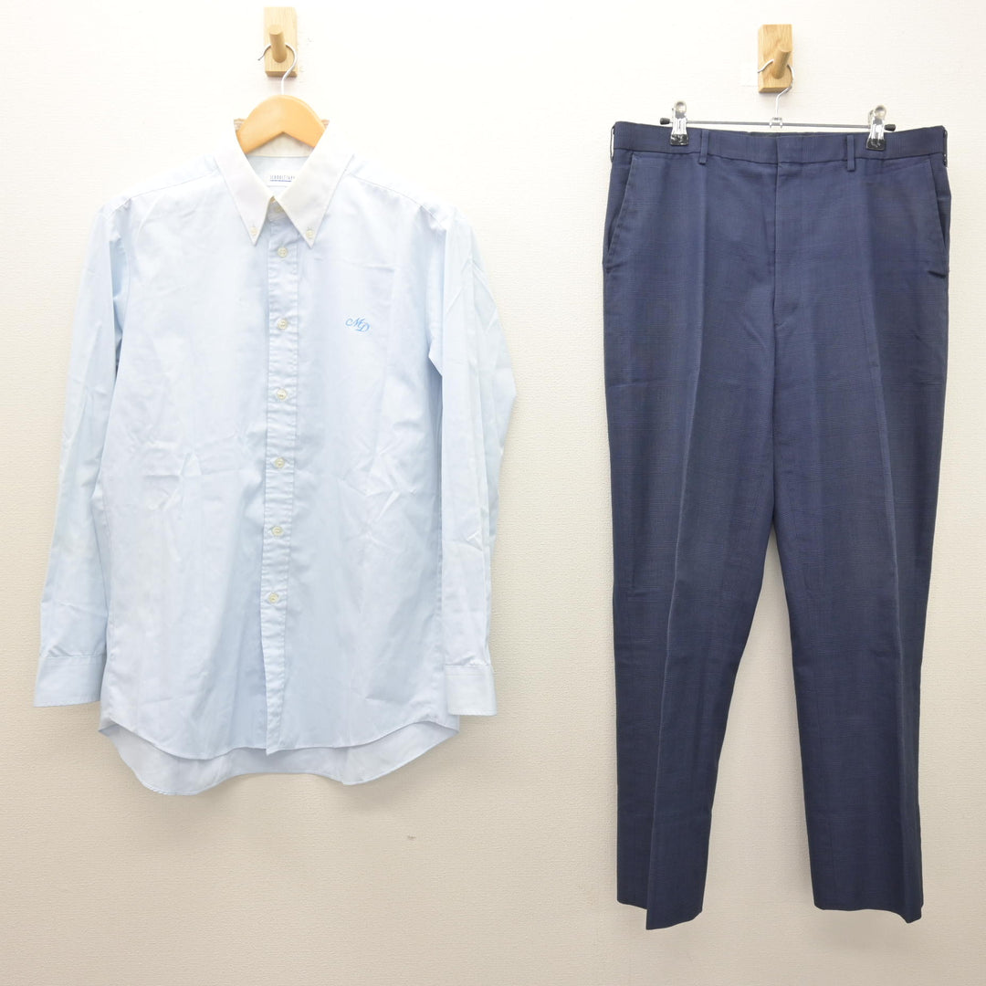 中古】宮崎県 宮崎第一高等学校 男子制服 2点 (シャツ・ズボン 