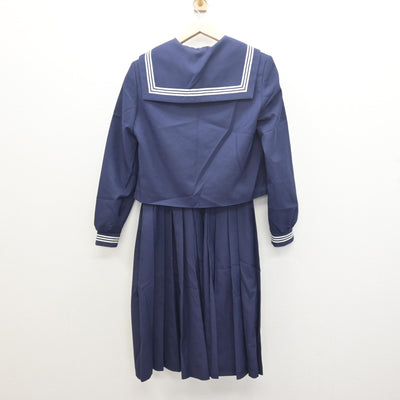 【中古】茨城県 金砂郷中学校 女子制服 3点 (セーラー服・スカート) sf122449