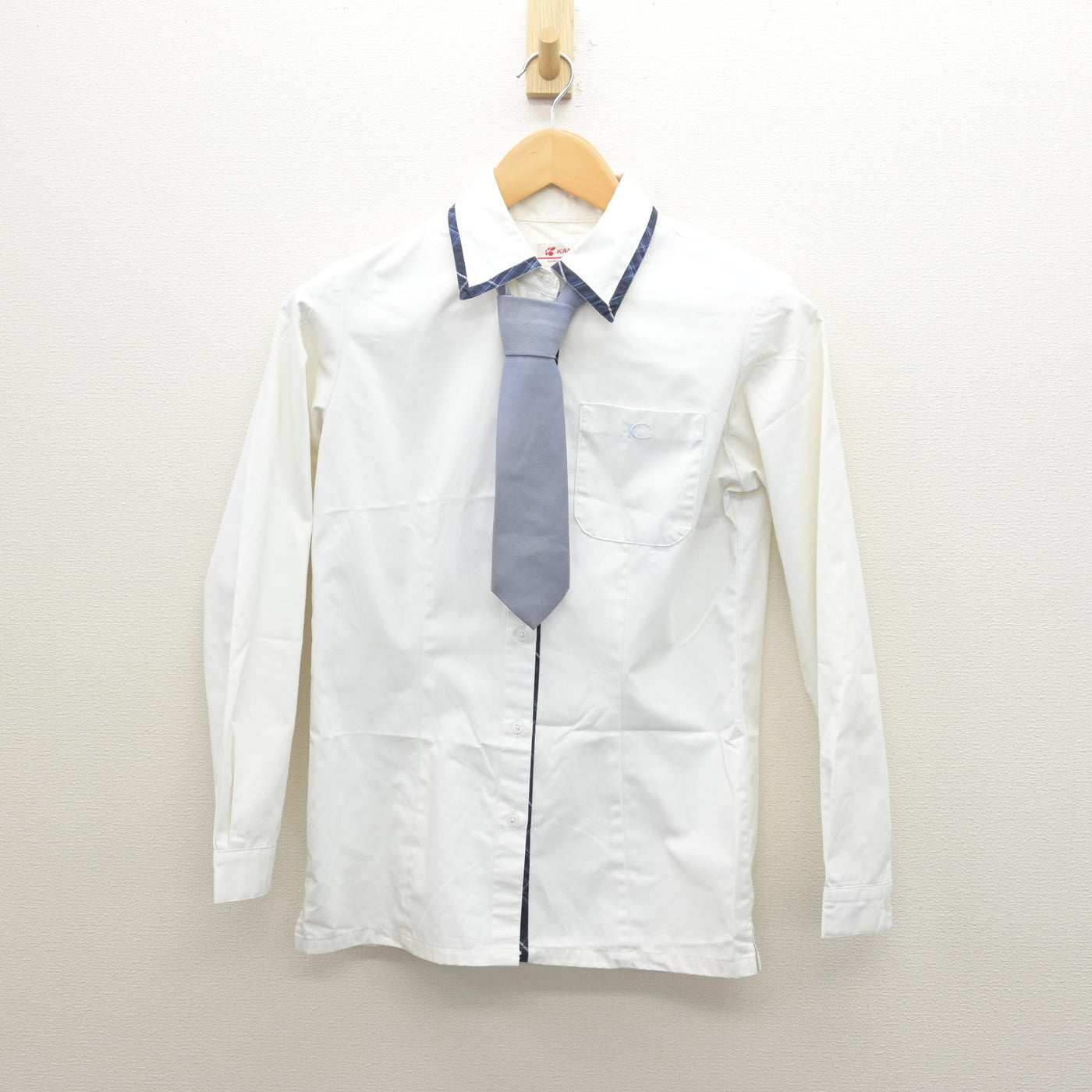 【中古】茨城県 茨城キリスト教学園高等学校 女子制服 5点 (ブレザー・シャツ・ジャンパースカート) sf122450