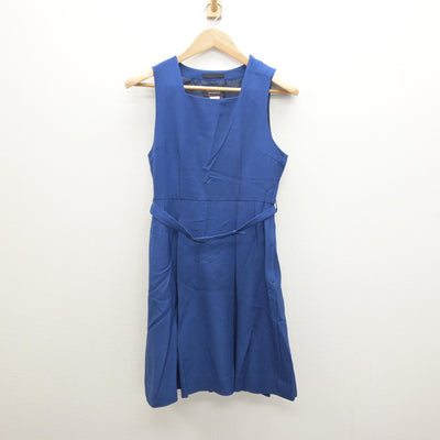 【中古】茨城県 茨城キリスト教学園高等学校 女子制服 5点 (ブレザー・シャツ・ジャンパースカート) sf122450