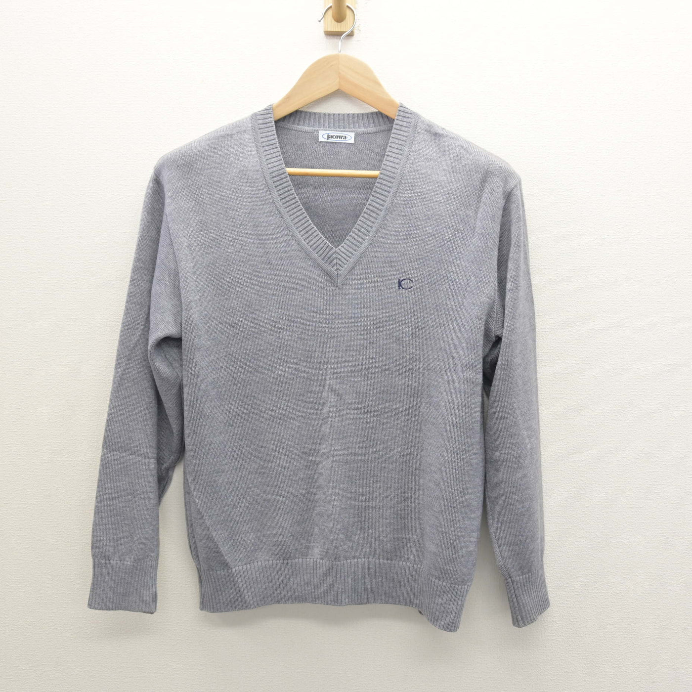 【中古】茨城県 茨城キリスト教学園高等学校 女子制服 2点 (ニット・シャツ) sf122451