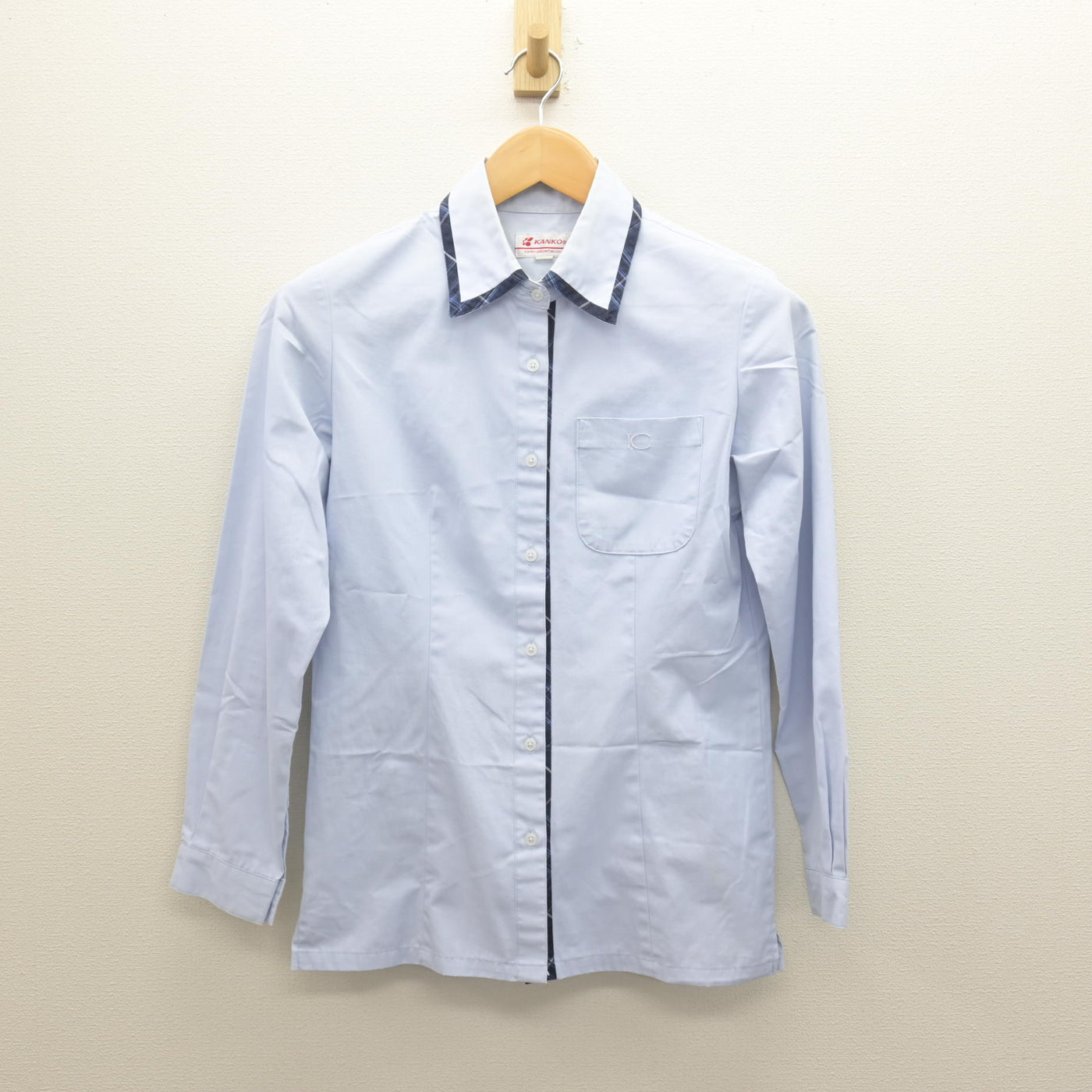 【中古】茨城県 茨城キリスト教学園高等学校 女子制服 2点 (ニット・シャツ) sf122451