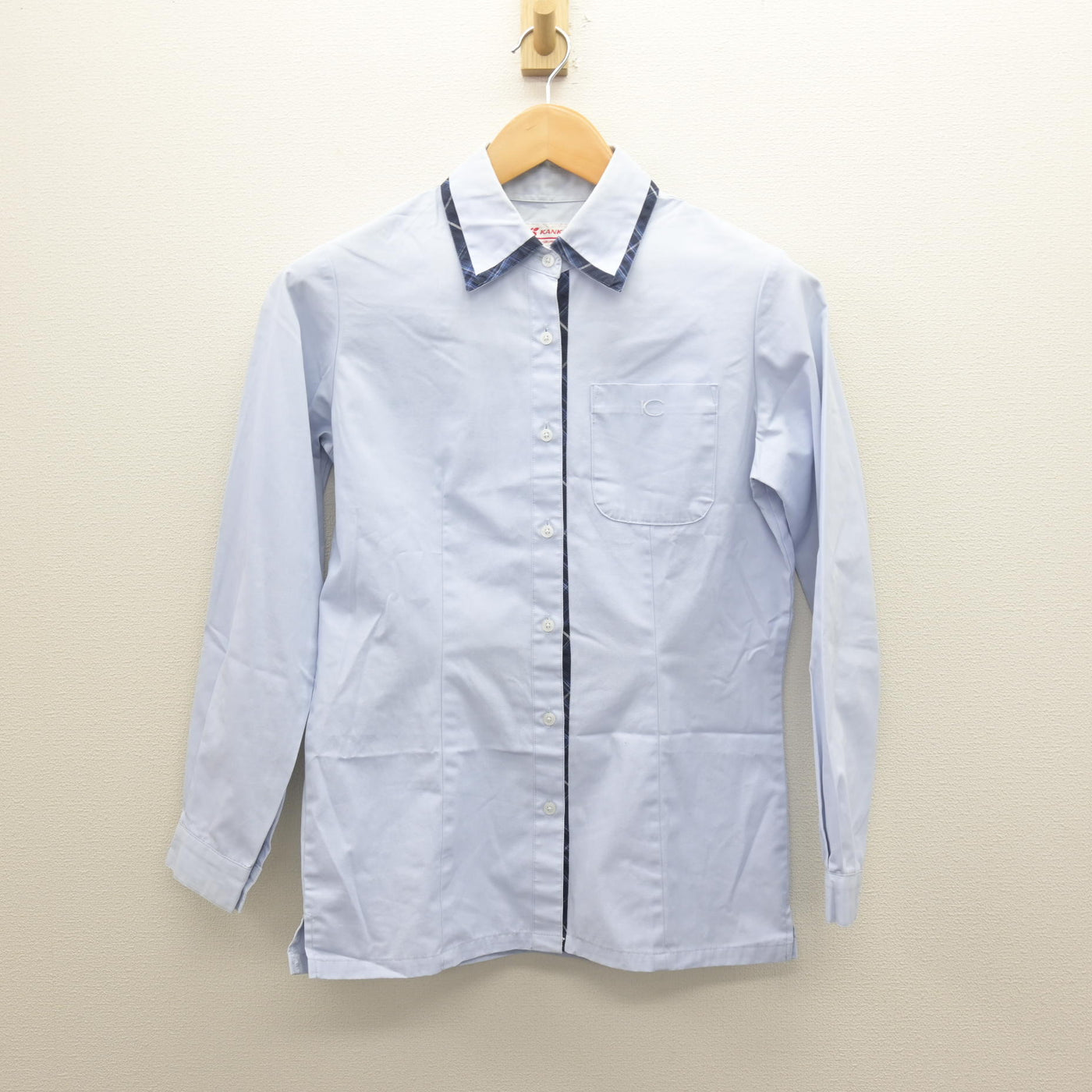 【中古】茨城県 茨城キリスト教学園高等学校 女子制服 2点 (シャツ・スカート) sf122452