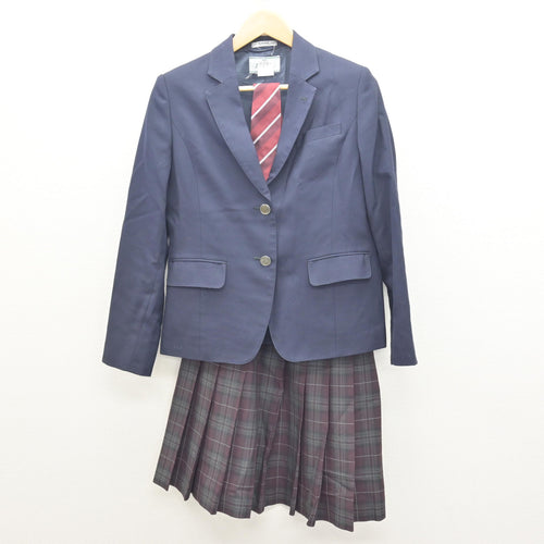 中古】大阪府 関西福祉科学大学高等学校 女子制服 5点 (ブレザー