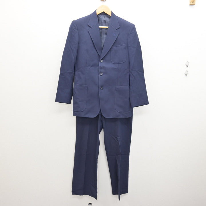 中古】神奈川県 旭が丘中学校 男子制服 2点 (ブレザー・ズボン 