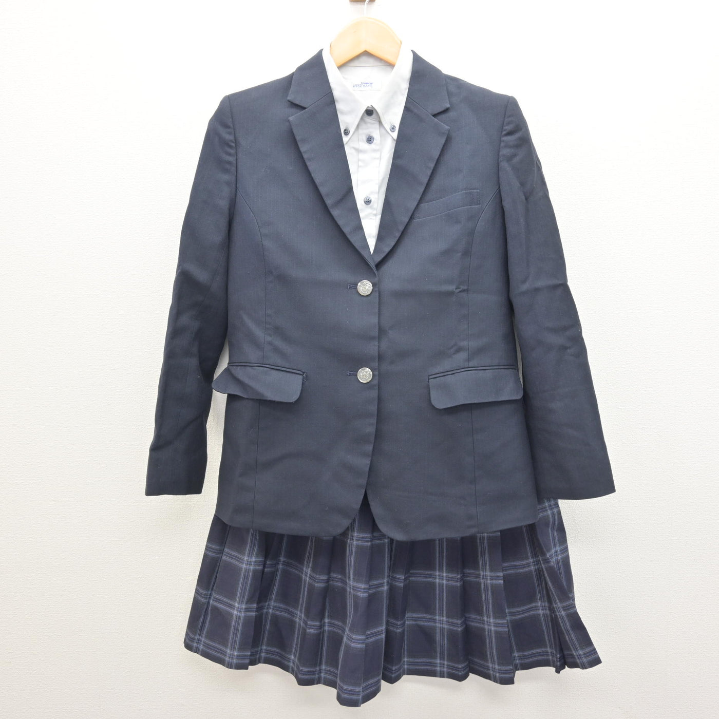 中古】埼玉県 狭山緑陽高等学校 女子制服 3点 (ブレザー・シャツ 