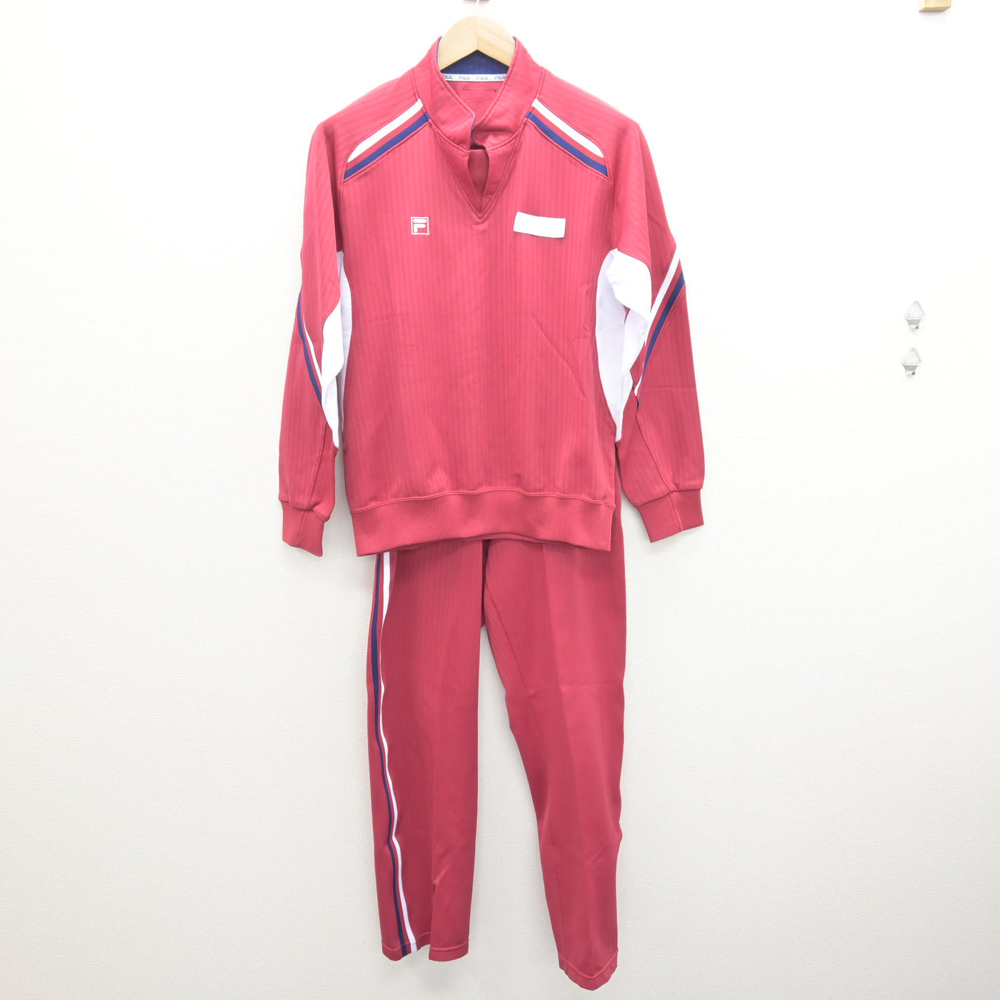 中古】福岡県 北野中学校/旧モデル 女子制服 3点 (ジャージ 上・体操服