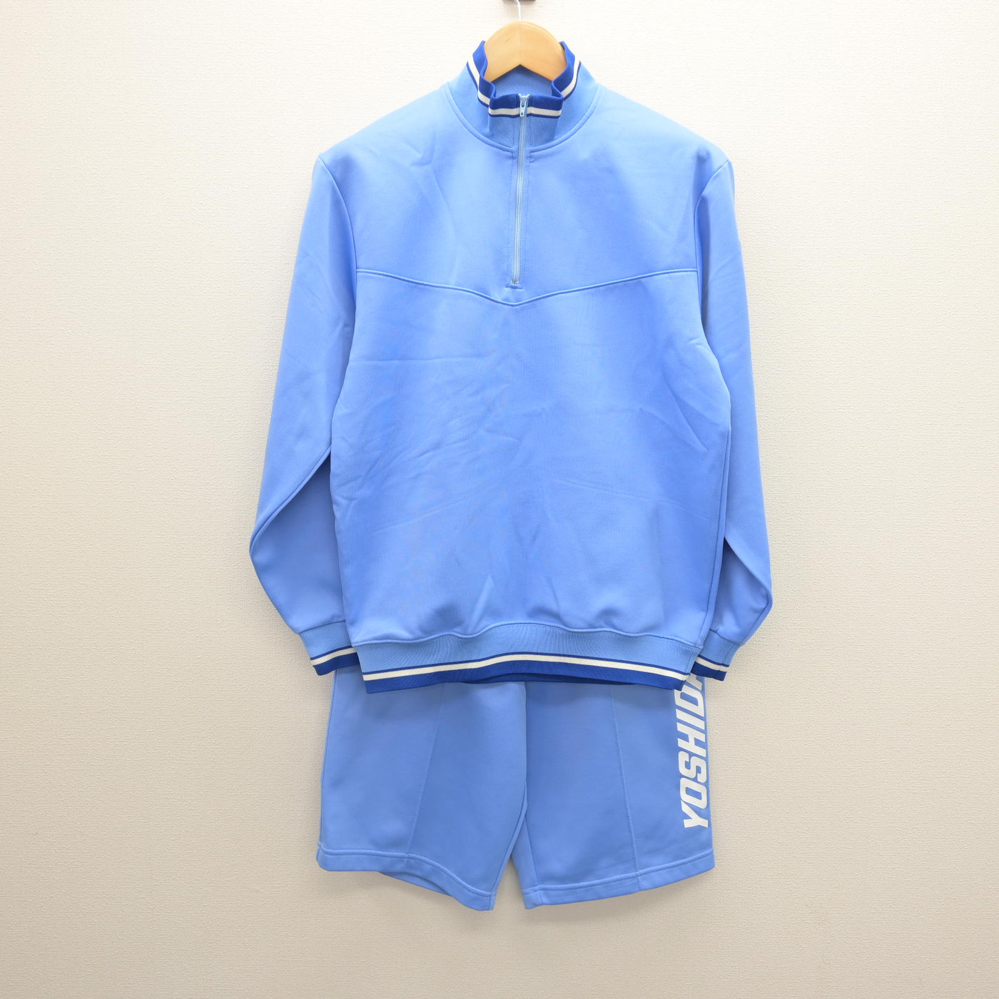 中古】山梨県 吉田高等学校 男子制服 3点 (ジャージ 上・体操服 上