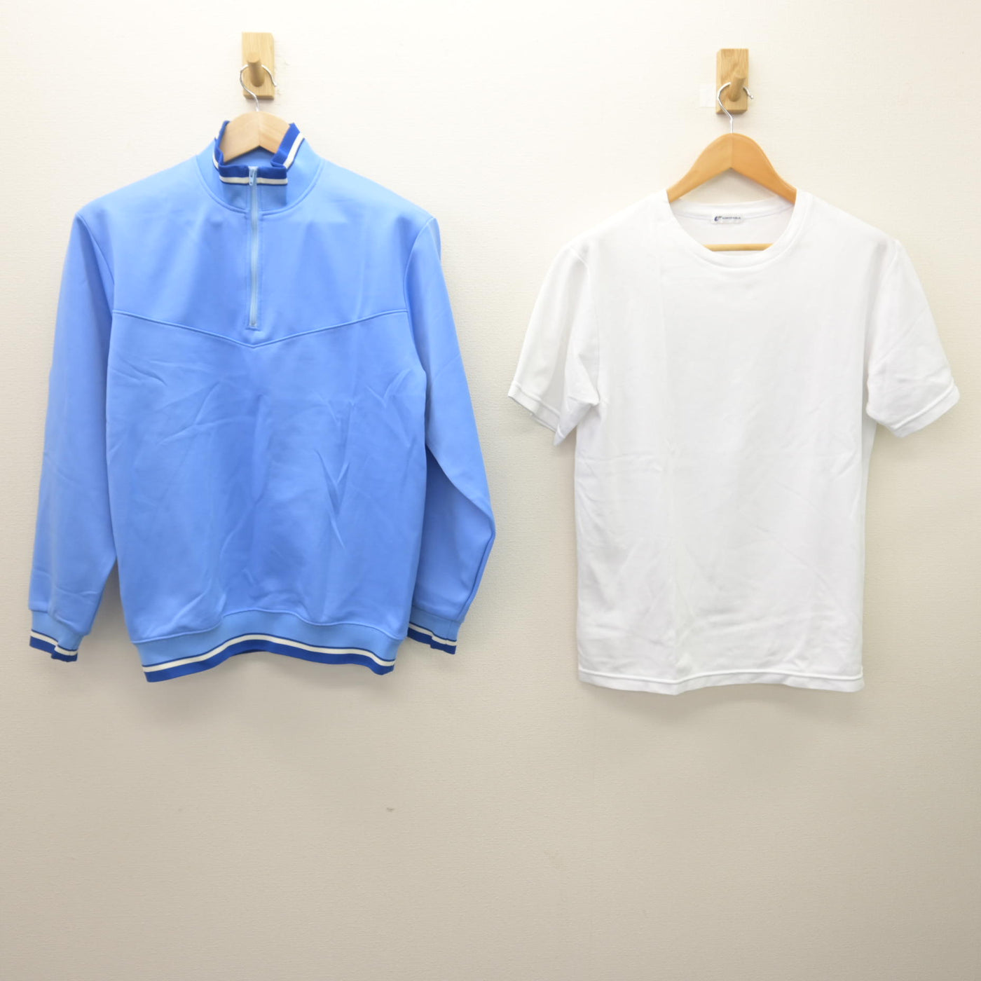 中古】山梨県 吉田高等学校 男子制服 2点 (ジャージ 上・体操服 上