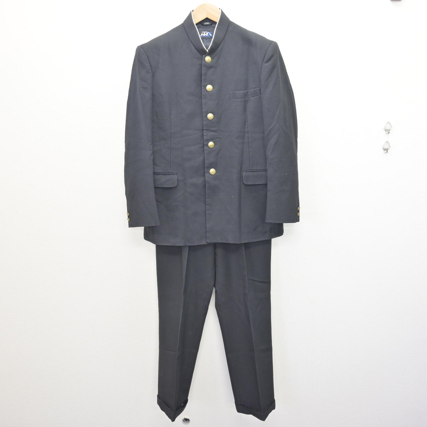 中古】神奈川県 磯子工業高等学校 男子制服 3点 (学ラン・ズボン
