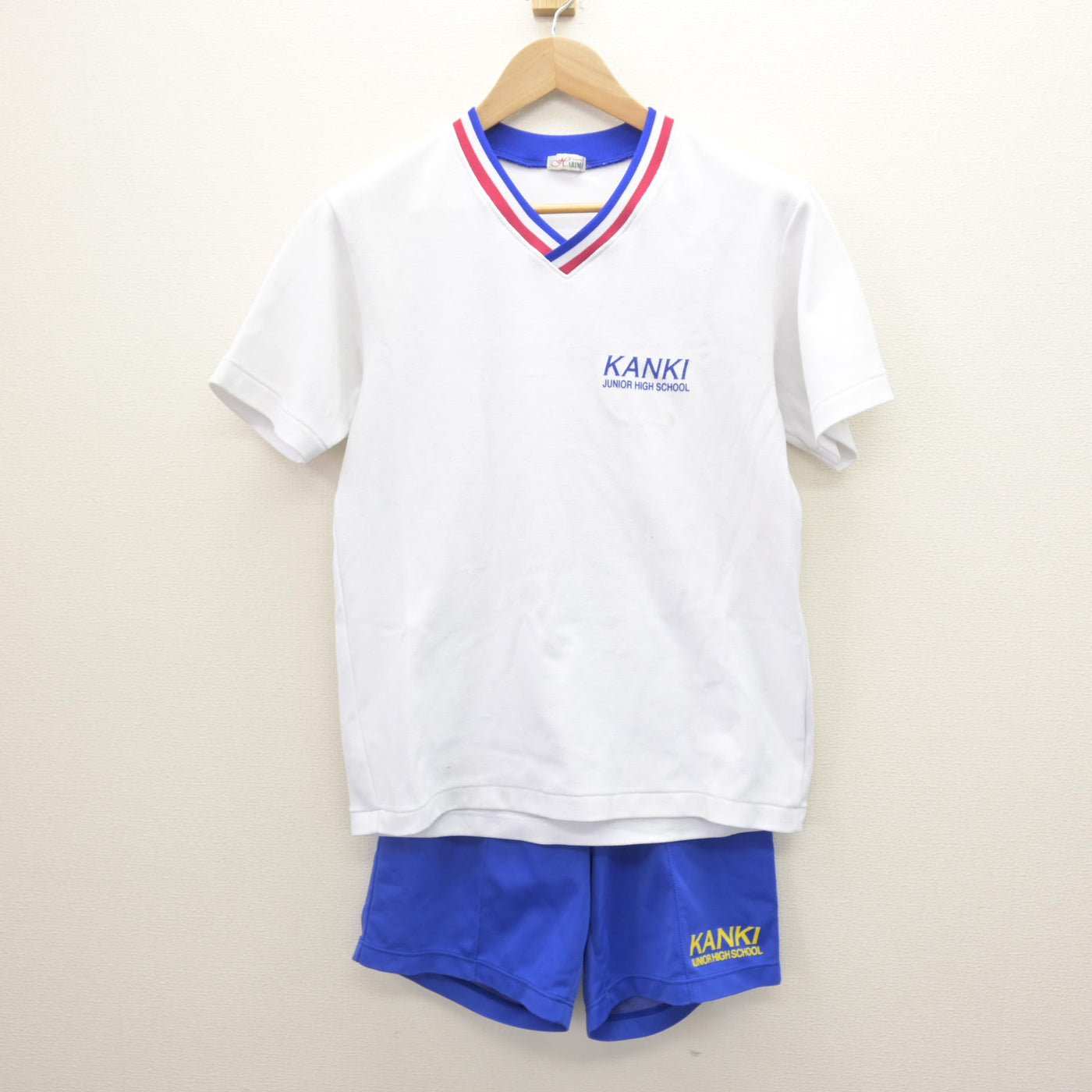 中古】兵庫県 神吉中学校 女子制服 2点 (体操服 上・体操服 下