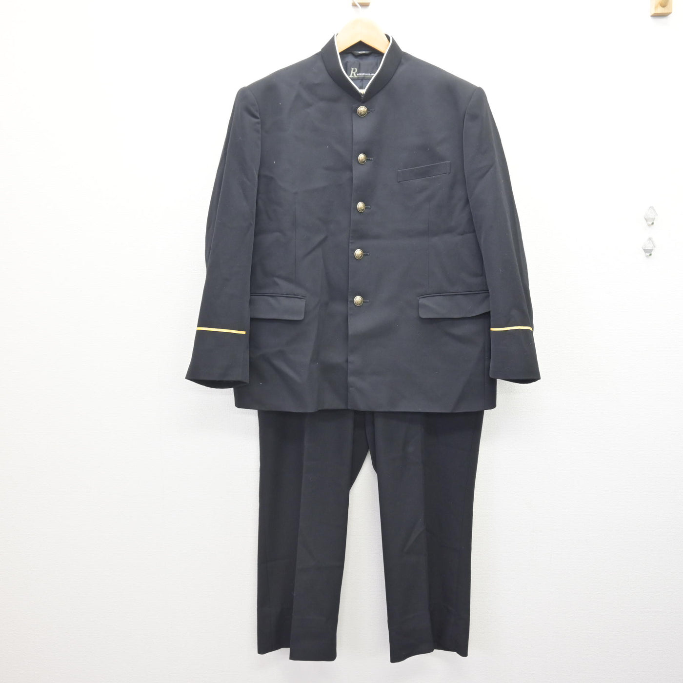 中古】熊本県 八代市立第一中学校 男子制服 2点 (学ラン・ズボン
