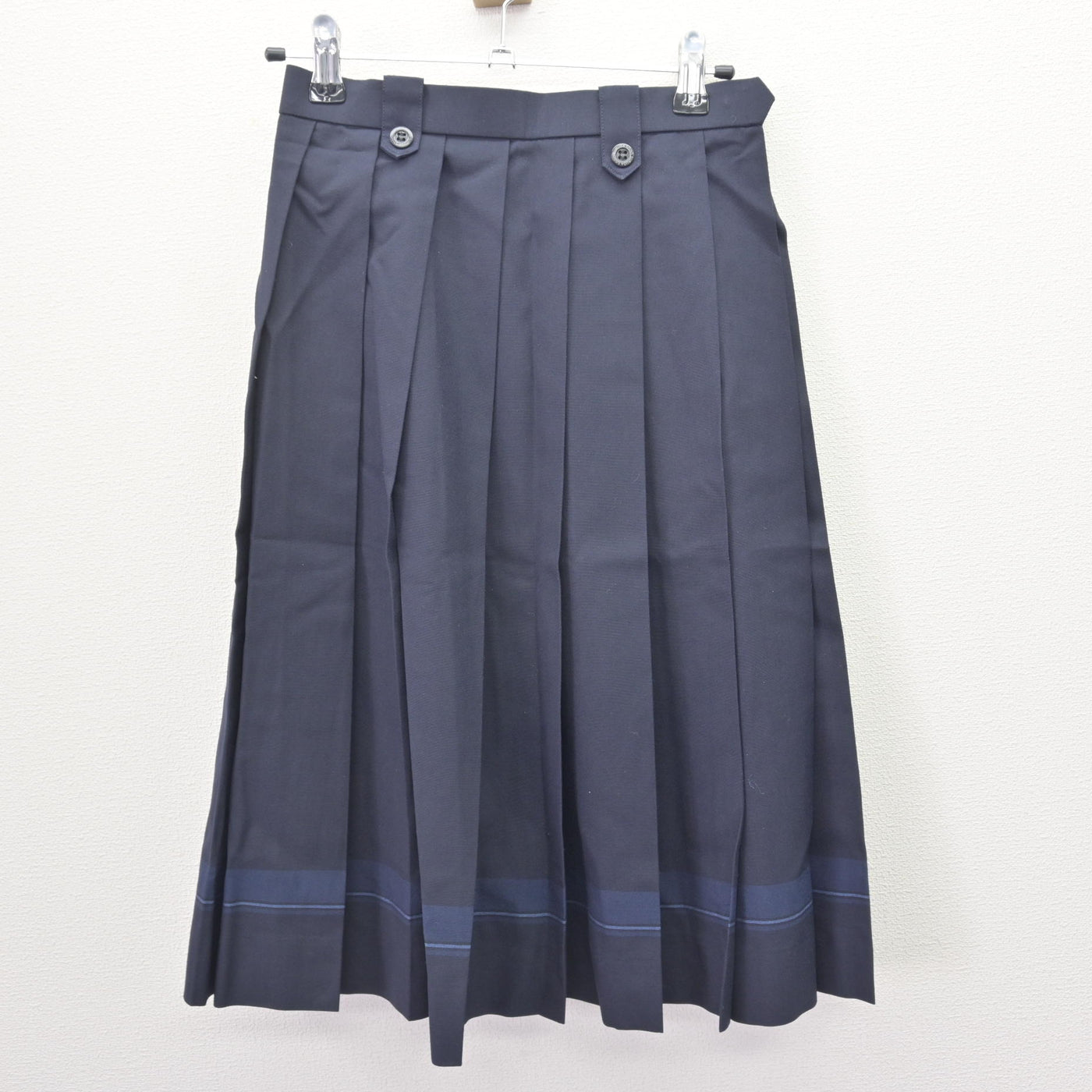 中古】静岡県 駿河総合高等学校 女子制服 2点 (シャツ・スカート 