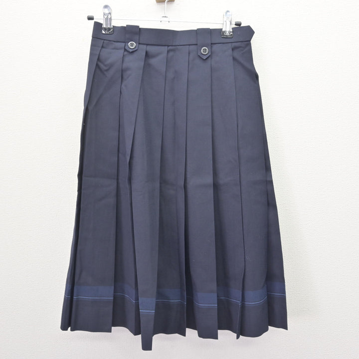 中古】静岡県 駿河総合高等学校 女子制服 2点 (シャツ・スカート