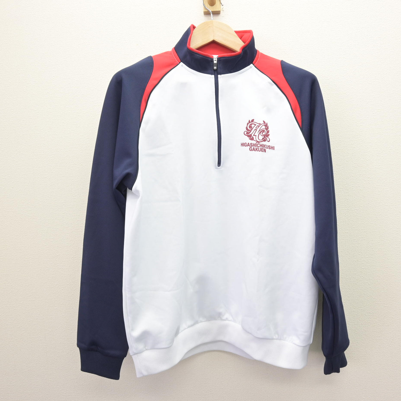 中古】福岡県 東筑紫学園高等学校 女子制服 2点 (ジャージ 上