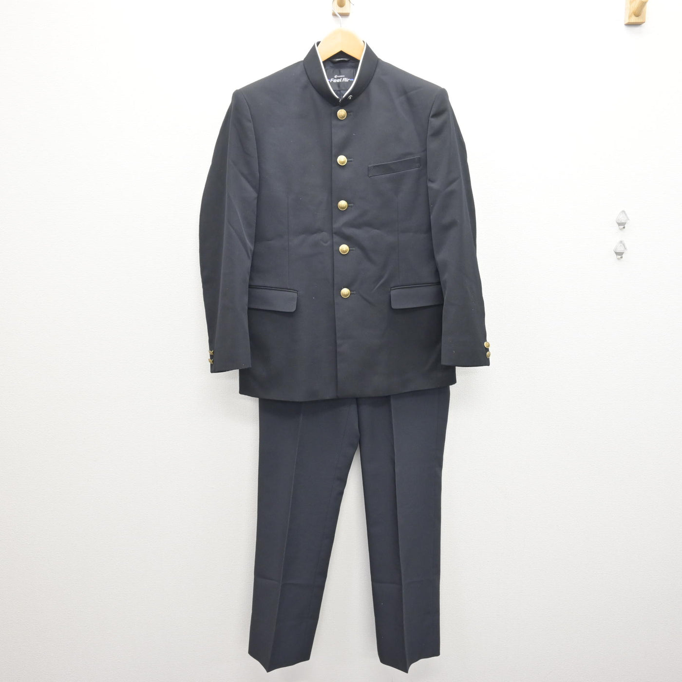 中古】愛知県 菊里高等学校 男子制服 3点 (学ラン・ズボン) sf123123 