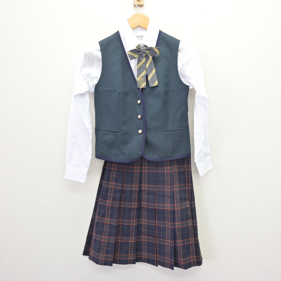 中古】大阪府 大阪桐蔭中学校 女子制服 5点 (ブレザー・ベスト・シャツ 中古】大阪府 大阪桐蔭中学校 女子制服 5点 (ブレザー・ベスト・シャツ