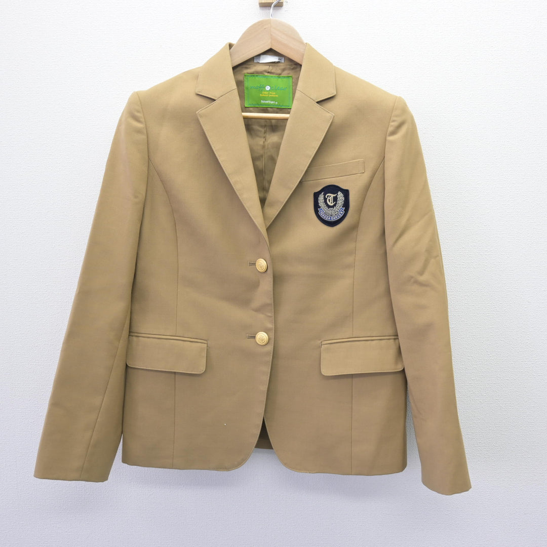 中古】三重県 高田学苑 高田高等学校 女子制服 3点 (ブレザー