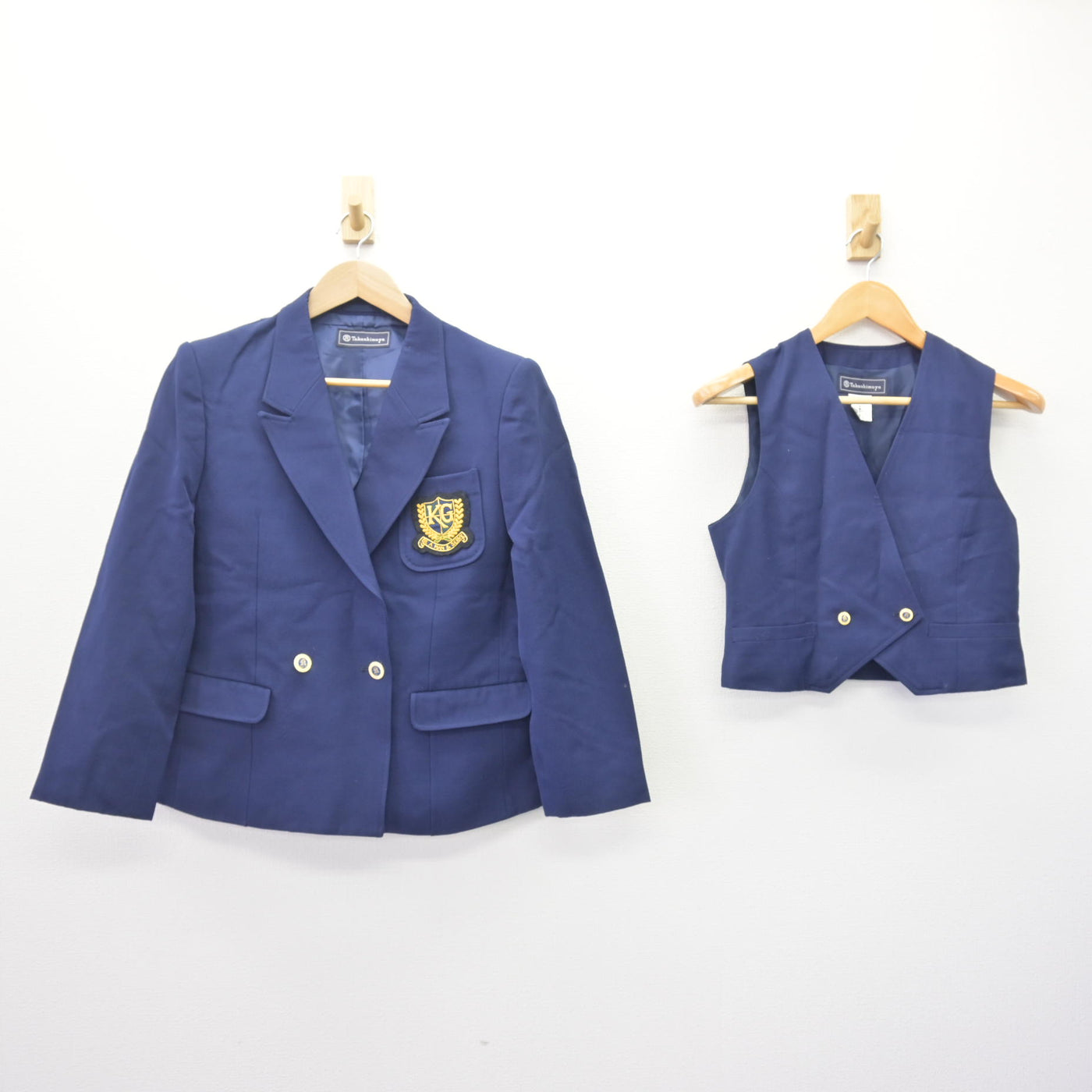 中古】神奈川県 関東学院中学校・高等学校 女子制服 2点 (ブレザー 
