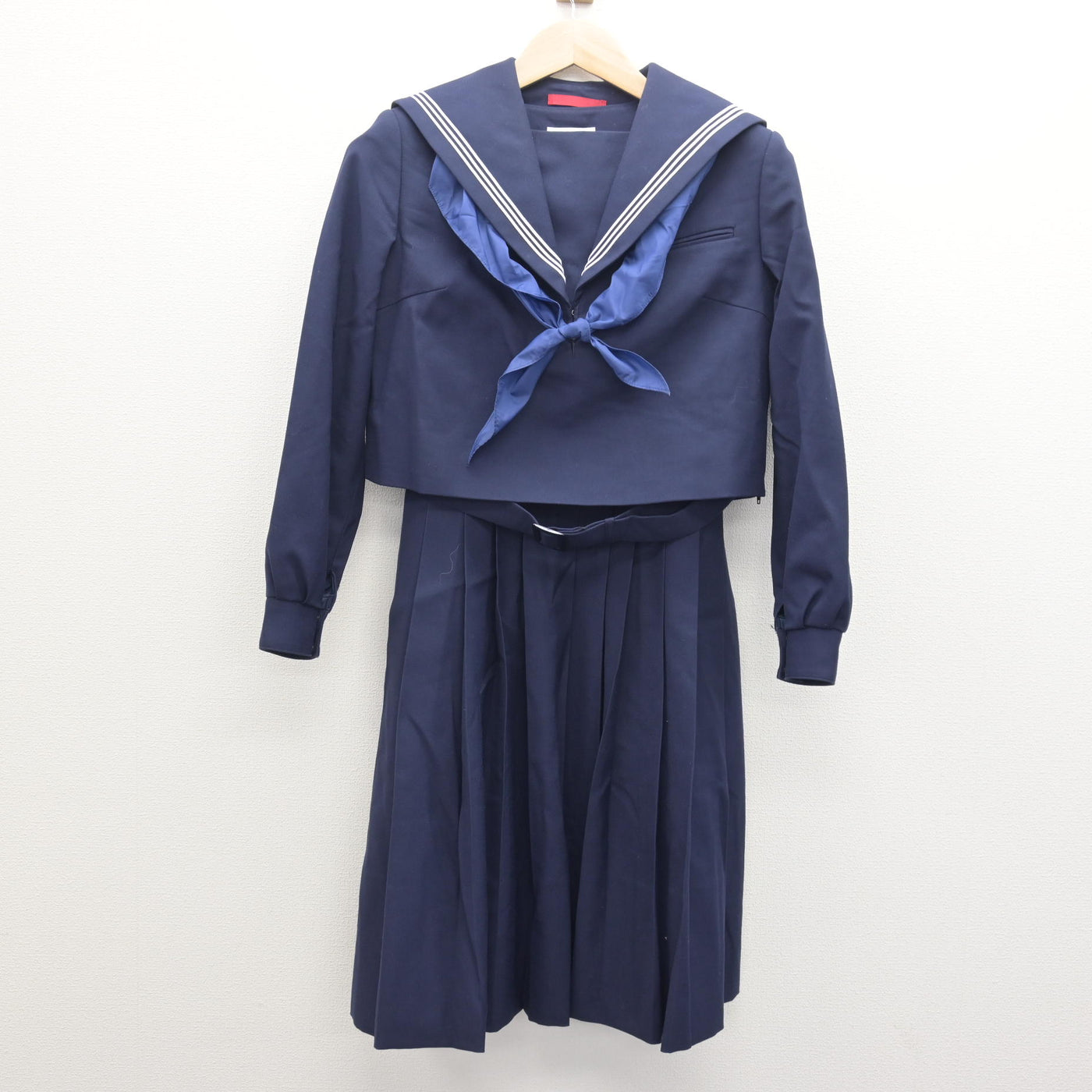 セーラー服 ジャンパースカート スカーフ 上下3点セット 指定 大きい