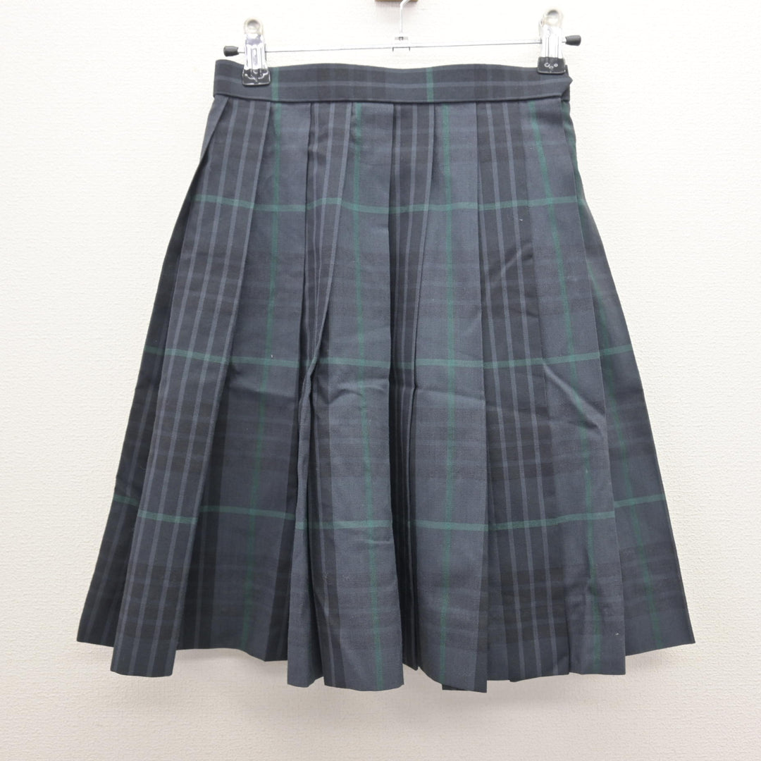 中古】千葉県 専修大学松戸高等学校 女子制服 4点 (ベスト・シャツ