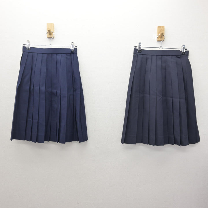 中古】滋賀県 松原中学校 女子制服 4点 (セーラー服・スカート