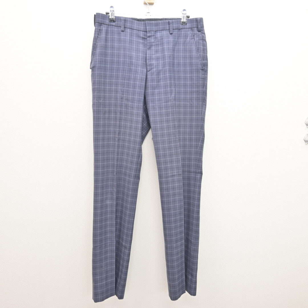 中古】岐阜県 関高等学校 男子制服 4点 (ブレザー・シャツ・ズボン