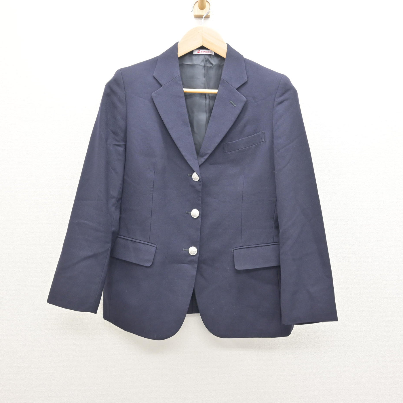 中古】 クラーク記念国際高等学校 女子制服 2点 (ブレザー・スカート