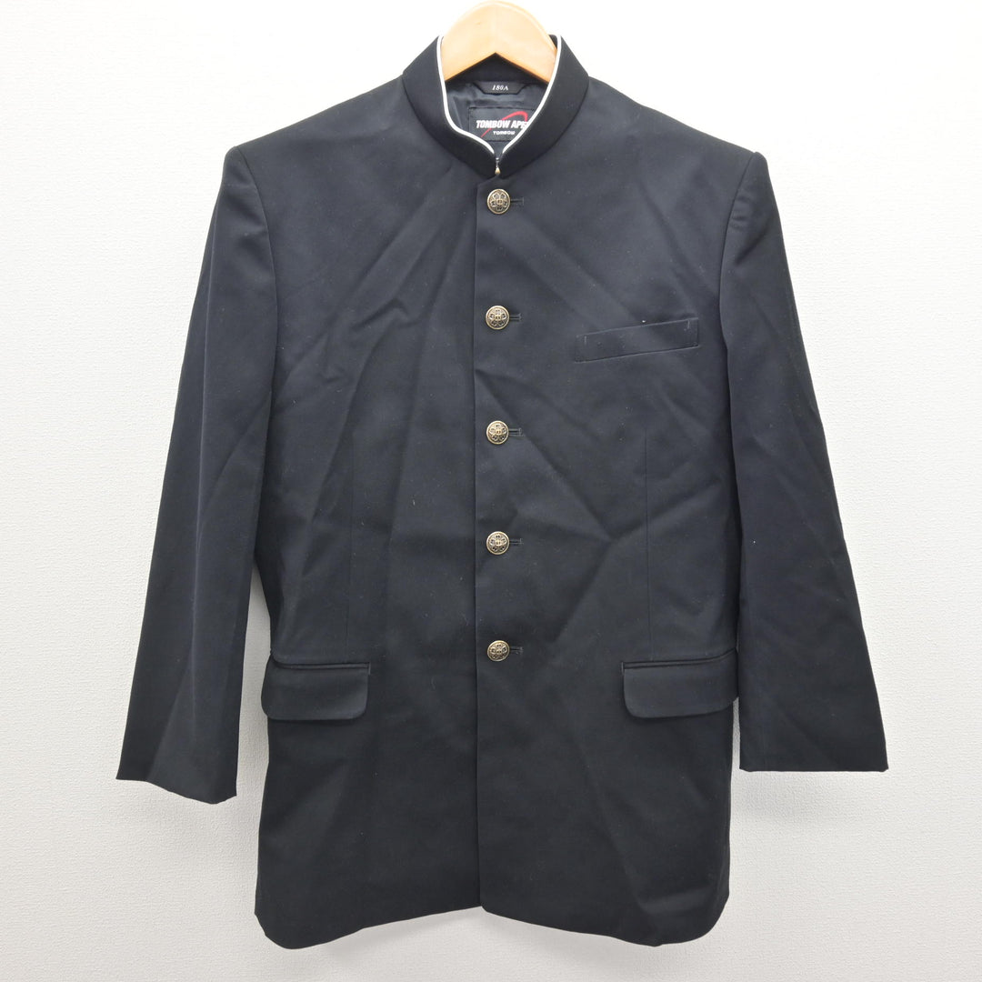 中古】広島県 栗原中学校 男子制服 2点 (学ラン・ズボン) sf123750 