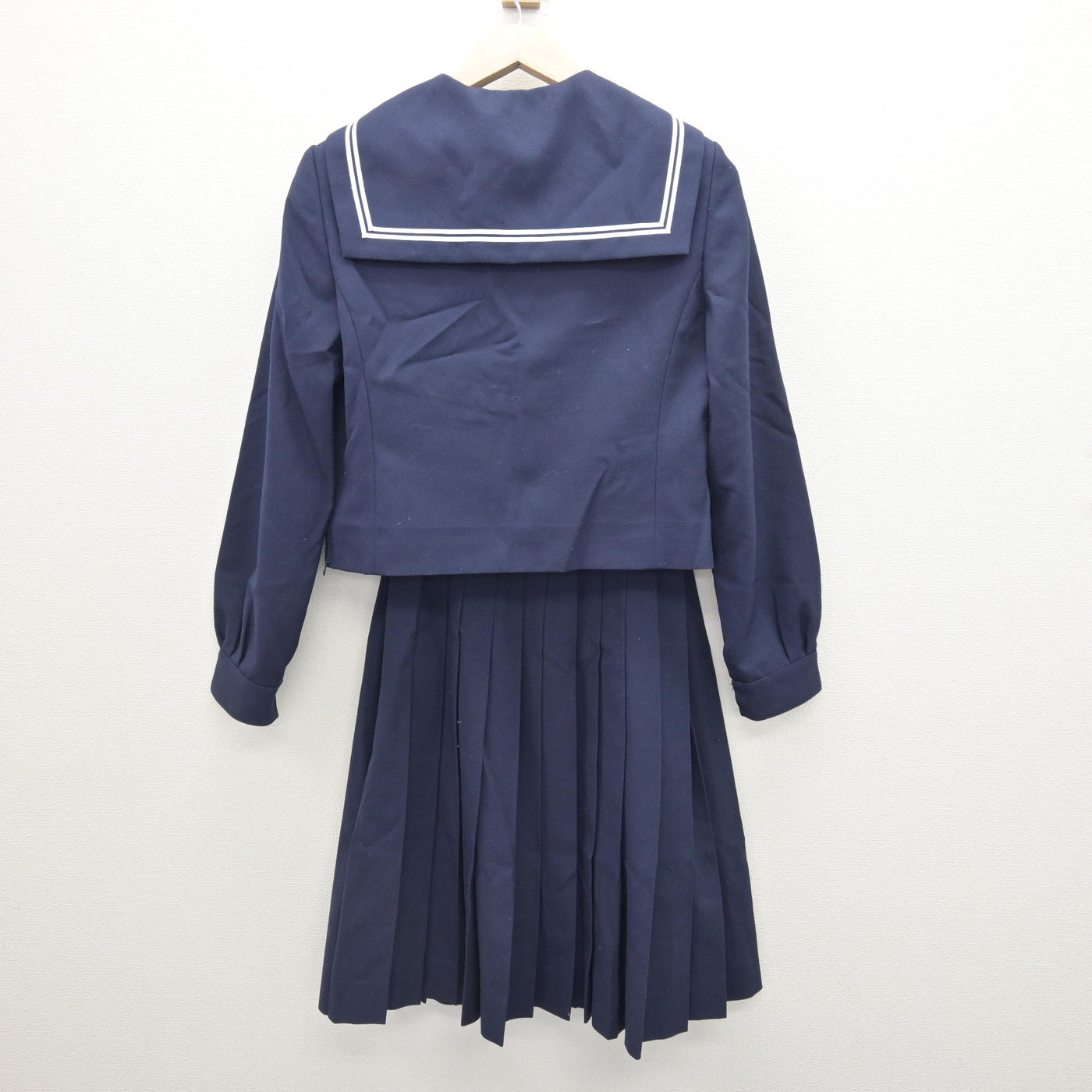 中古】北海道 光洋中学校 女子制服 3点 (セーラー服・スカート 