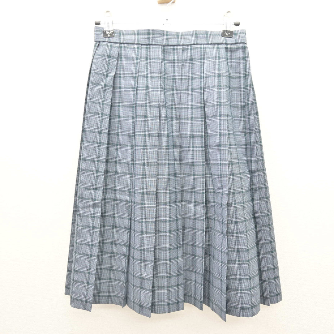 中古】岡山県 旭東中学校 女子制服 4点 (ブレザー・ニット・シャツ