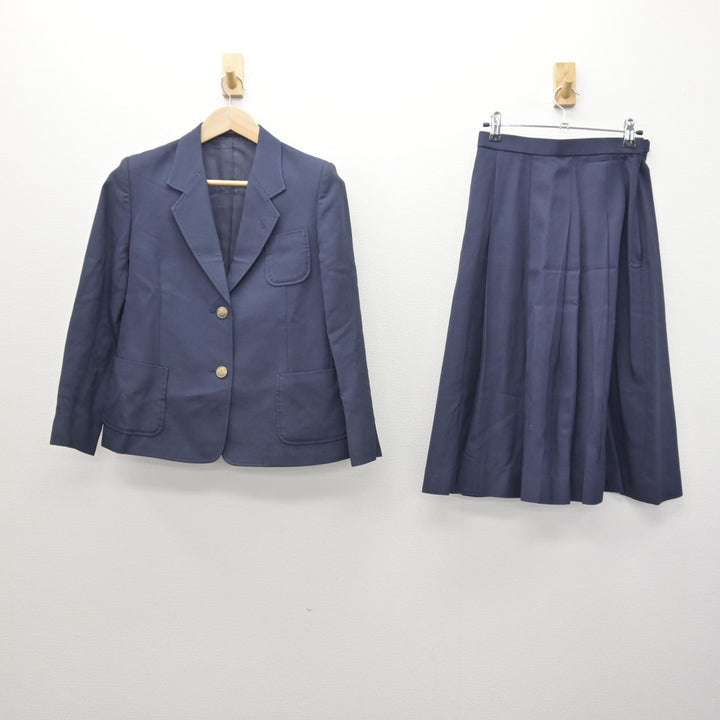 中古】兵庫県 姫路飾西高等学校 女子制服 2点 (ブレザー・スカート