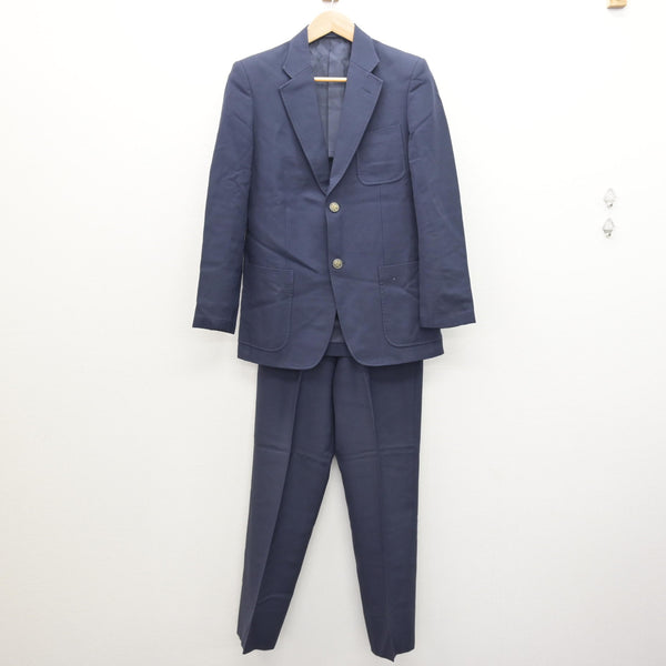 中古】兵庫県 姫路飾西高等学校 男子制服 3点 (ブレザー・ズボン