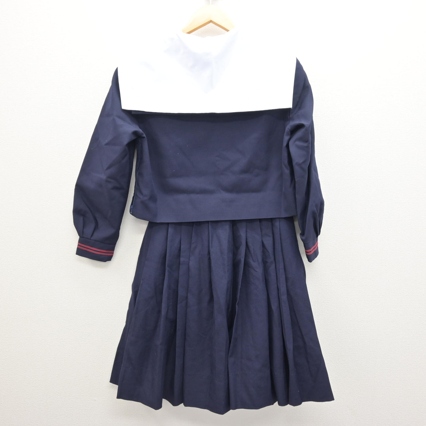 中古】群馬県 共愛学園高等学校/旧制服 女子制服 2点 (セーラー服 