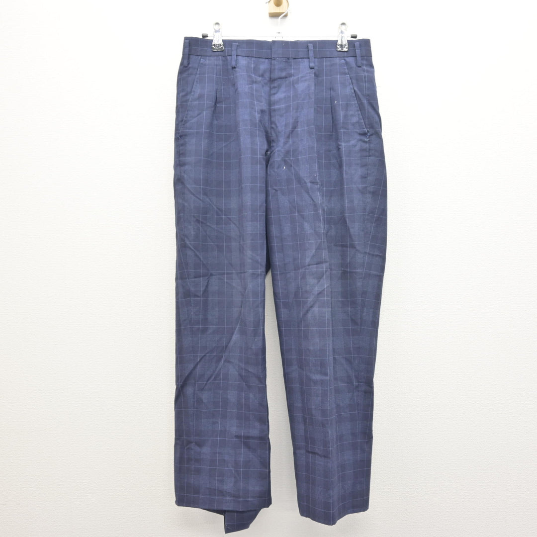 三重県立四日市高等学校　制服中古　男子用 中古】三重県 四日市高等学校 男子制服 3点 (シャツ・ズボン) sf123998