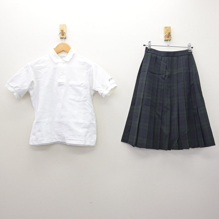 南港北中学校のスカート 2 中古】大阪府 南港北中学校 女子制服 2点 (シャツ・スカート) sf124086