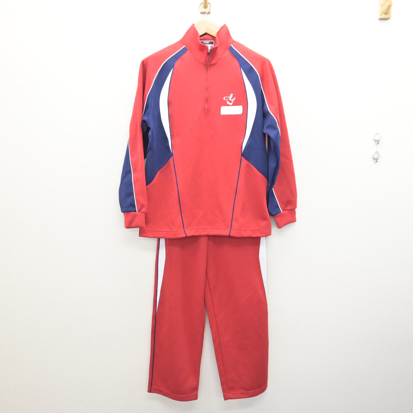 中古】兵庫県 明石城西高等学校 女子制服 3点 (ジャージ 上・ジャージ