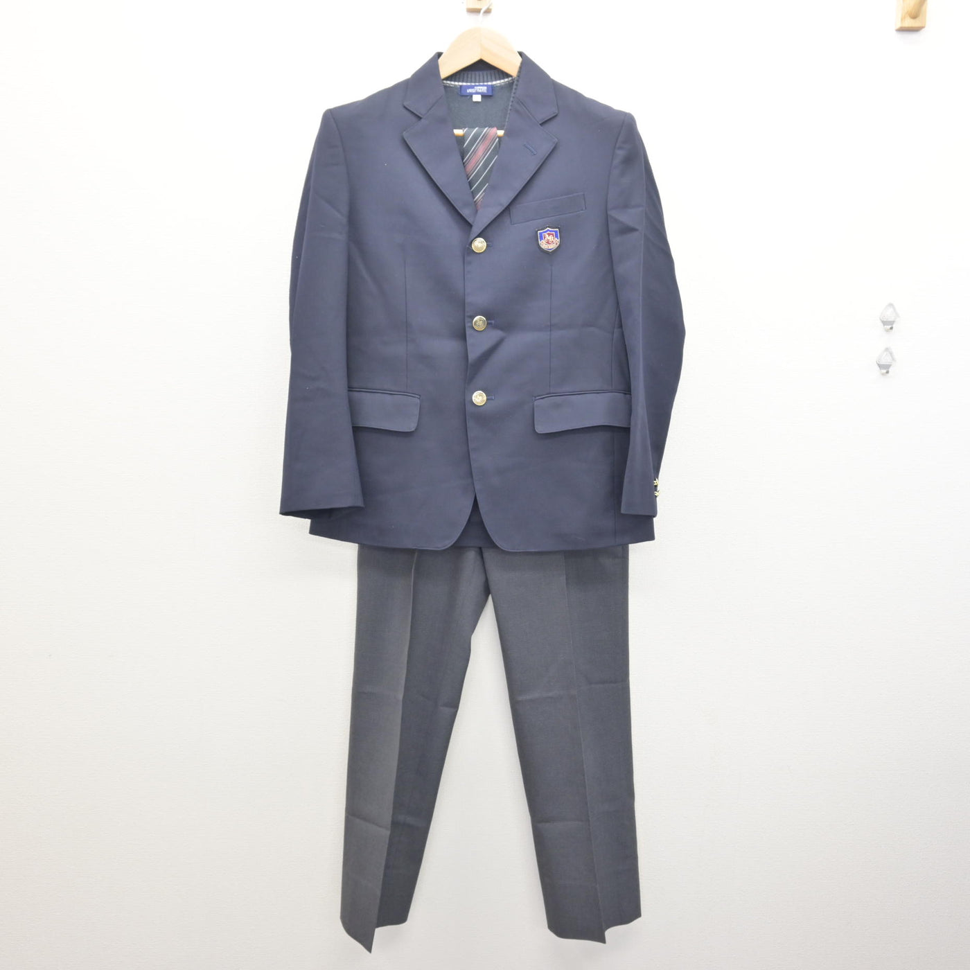 明石北高校　男子制服　セット 兵庫県 兵庫県立明石北高校 [現行制服 サイズLL] 夏服冬服ブレザー