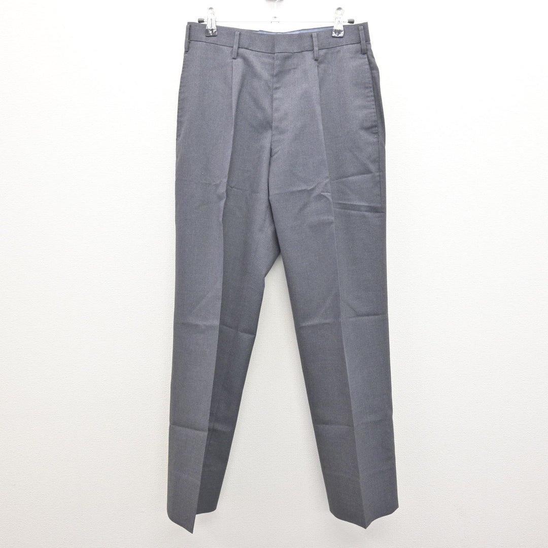 中古】兵庫県 明石北高等学校 男子制服 4点 (ブレザー・ニットベスト