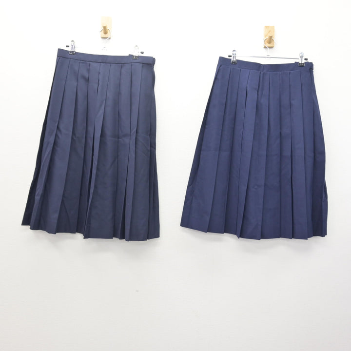 中古】新潟県 宮浦中学校 女子制服 5点 (ブレザー・スカート・スカート