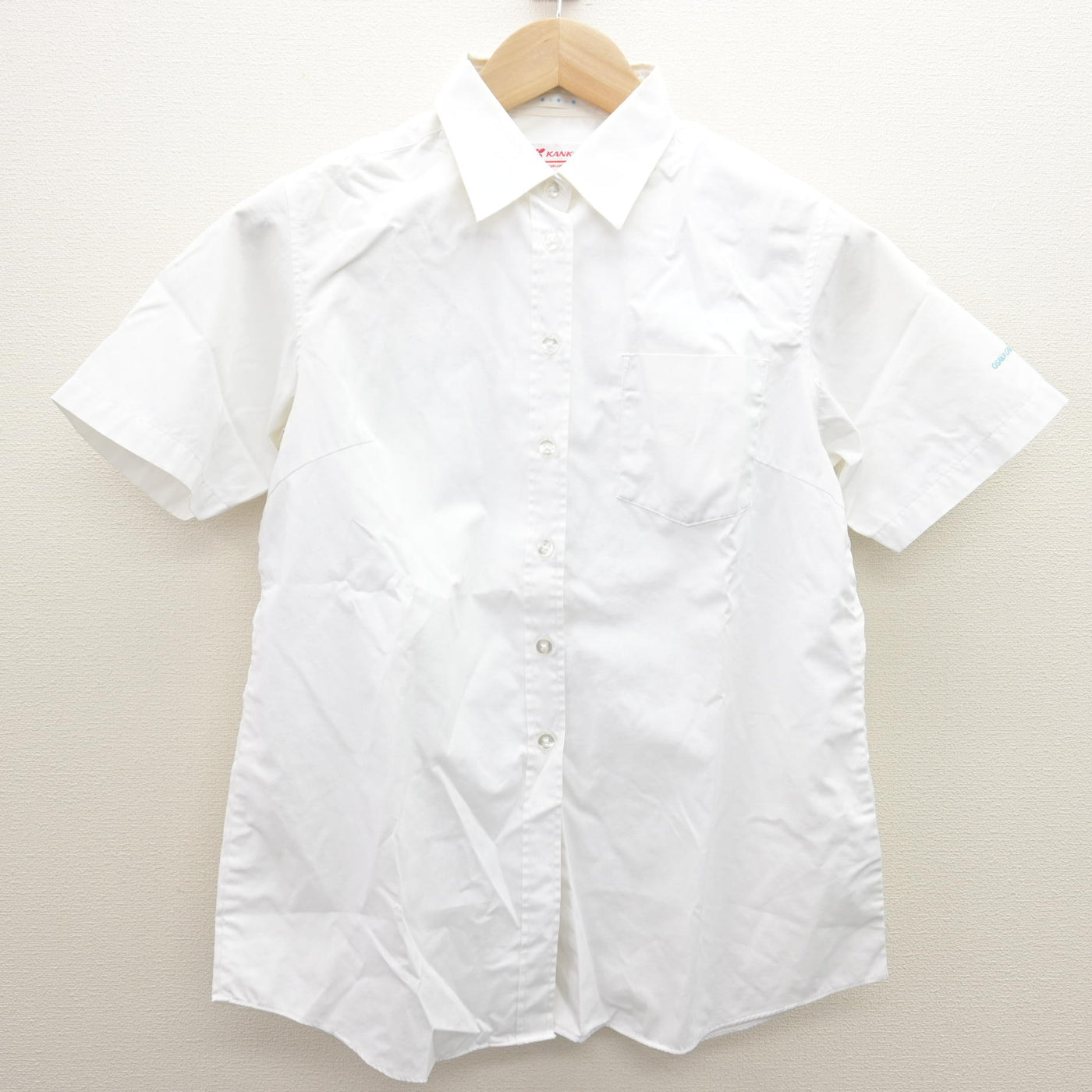 中古】大阪府 大阪学芸高等学校 女子制服 2点 (ニット・シャツ 